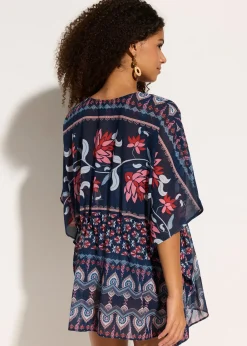 bonprix Tunique de plage en crêpe léger|Femme Vêtements De Plage