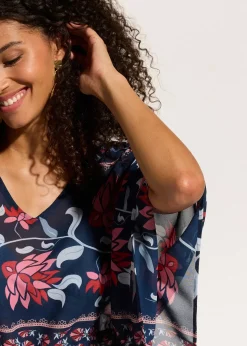 bonprix Tunique de plage en crêpe léger|Femme Vêtements De Plage