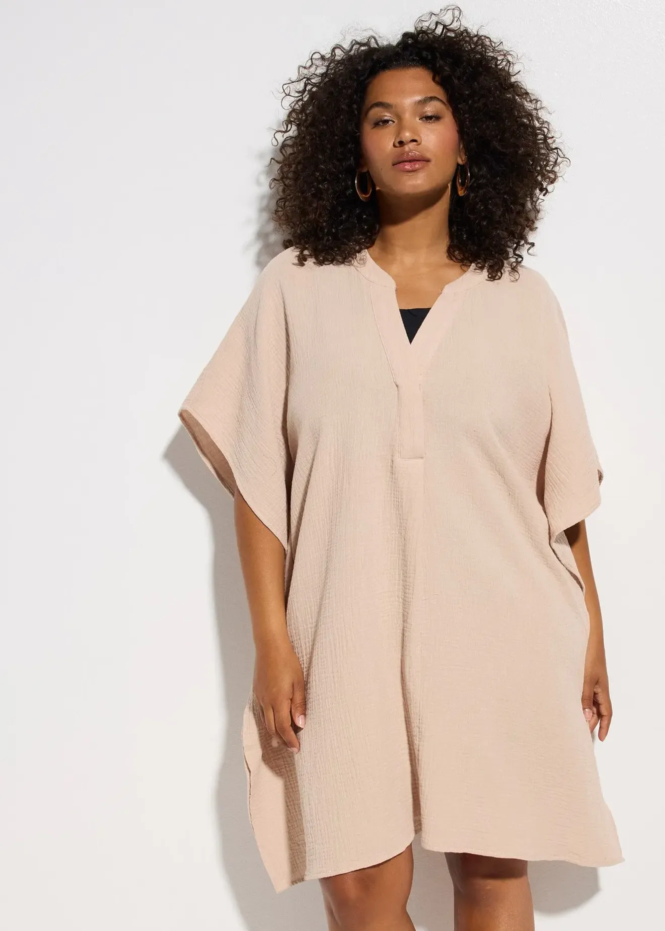 Femme bonprix Vêtements De Plage|Robes|Tunique de plage en gaze de coton