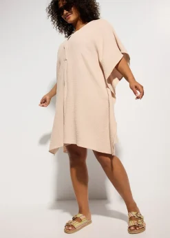Femme bonprix Vêtements De Plage|Robes|Tunique de plage en gaze de coton
