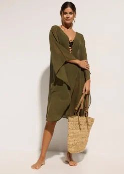 Femme bonprix Vêtements De Plage|Robes|Tunique de plage en mousseline légère