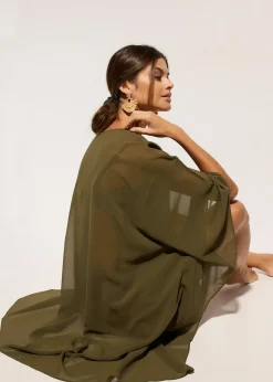 Femme bonprix Vêtements De Plage|Robes|Tunique de plage en mousseline légère