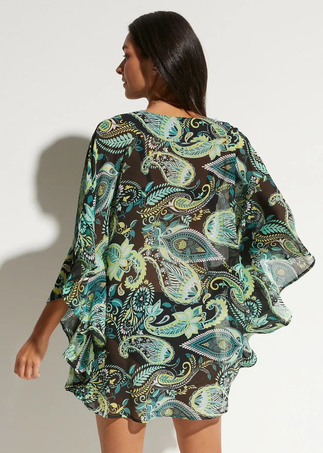 bonprix Tunique de plage en mousseline légère|Femme Vêtements De Plage|Robes