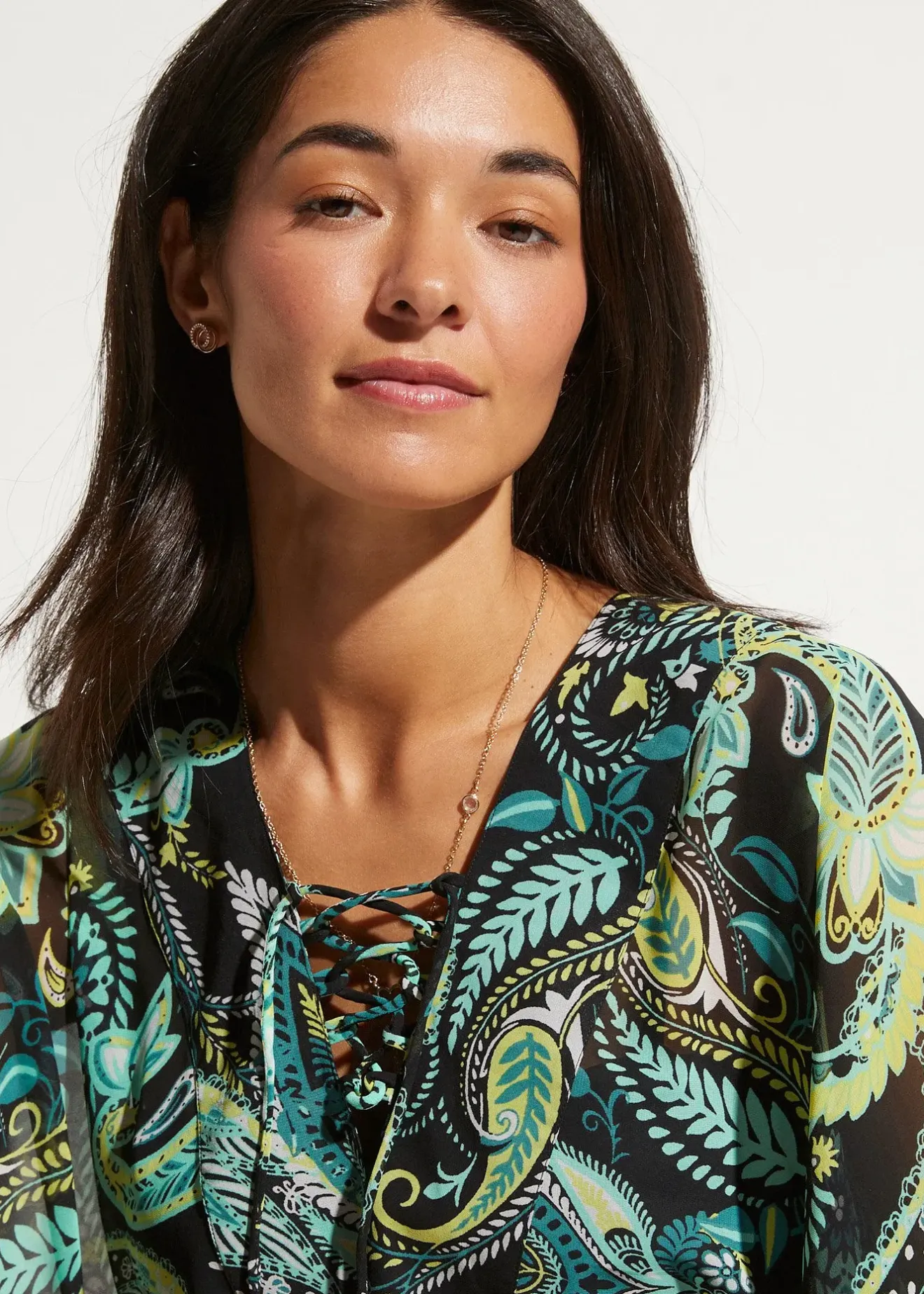 bonprix Tunique de plage en mousseline légère|Femme Vêtements De Plage|Robes