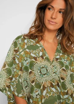 Femme bonprix Vêtements De Plage|Robes|Tunique de plage oversize en crêpe léger