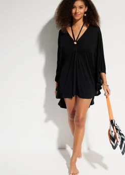 Femme bonprix Vêtements De Plage|Robes|Tunique de plage transparente en viscose