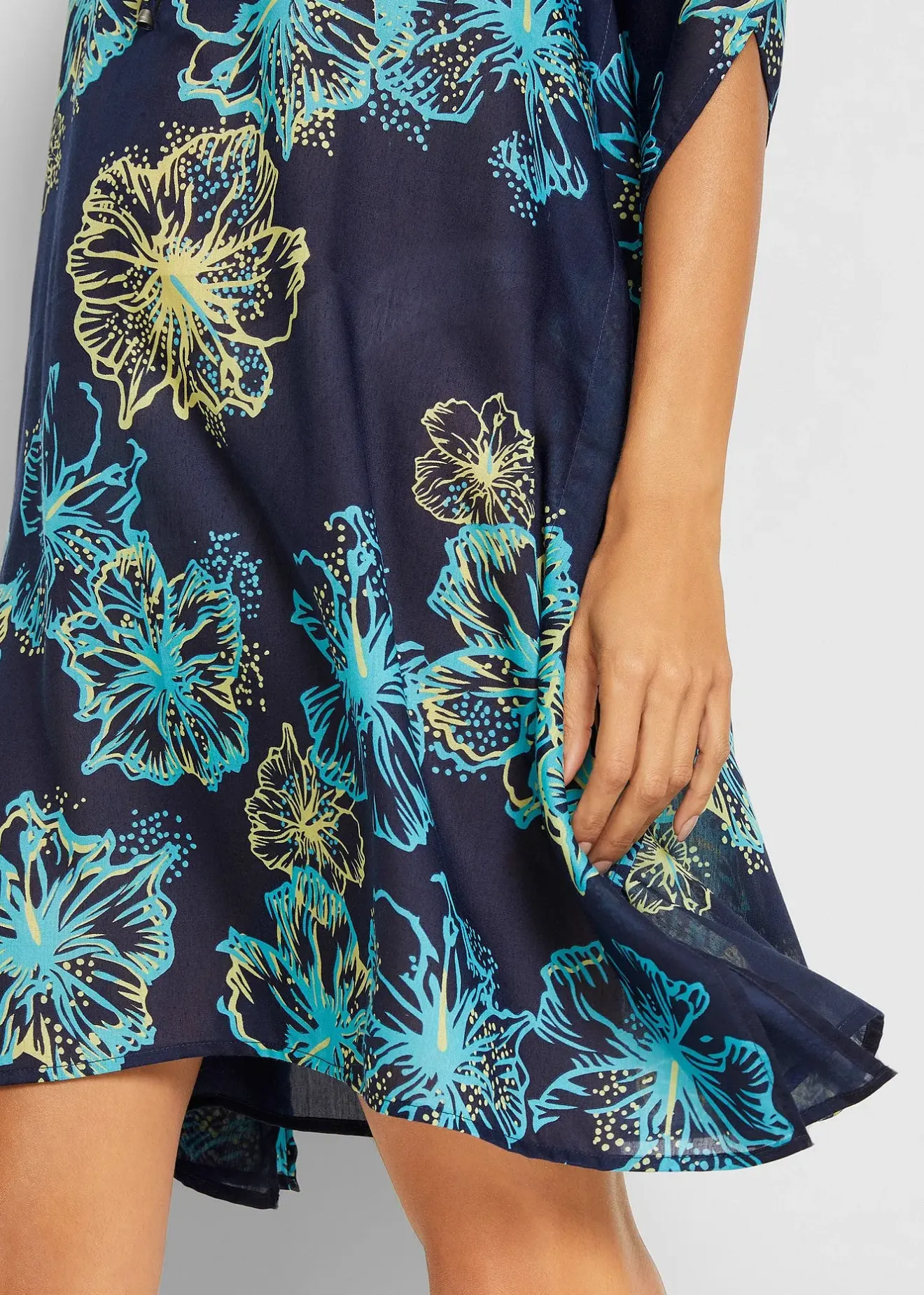 Femme bonprix Vêtements De Plage|Robes|Tunique de plage transparente à col V