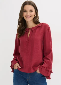 bonprix Tunique en fine viscose mélangée|Femme Chemisiers