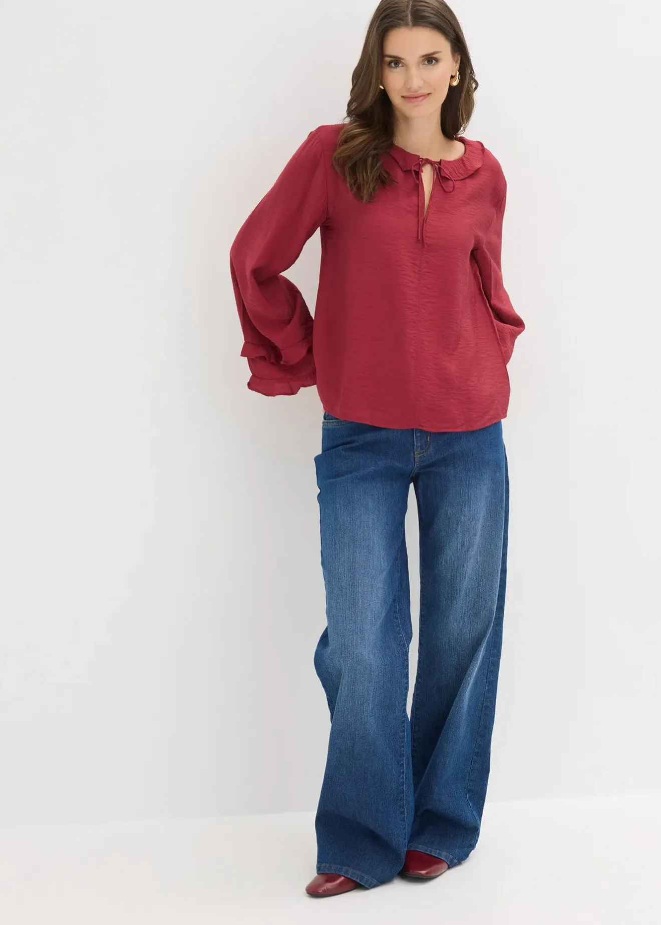 bonprix Tunique en fine viscose mélangée|Femme Chemisiers