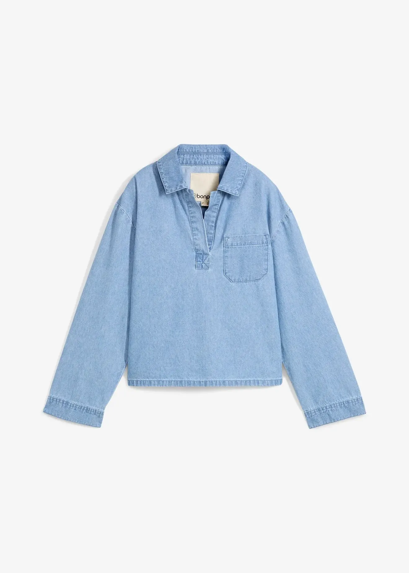 bonprix Tunique en jean|Femme Chemisiers