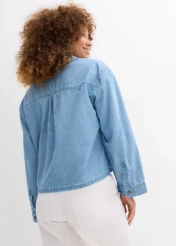 bonprix Tunique en jean|Femme Chemisiers