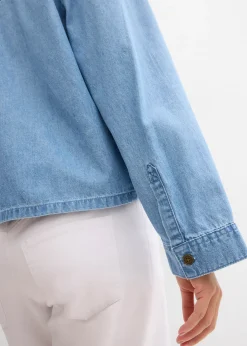 bonprix Tunique en jean|Femme Chemisiers