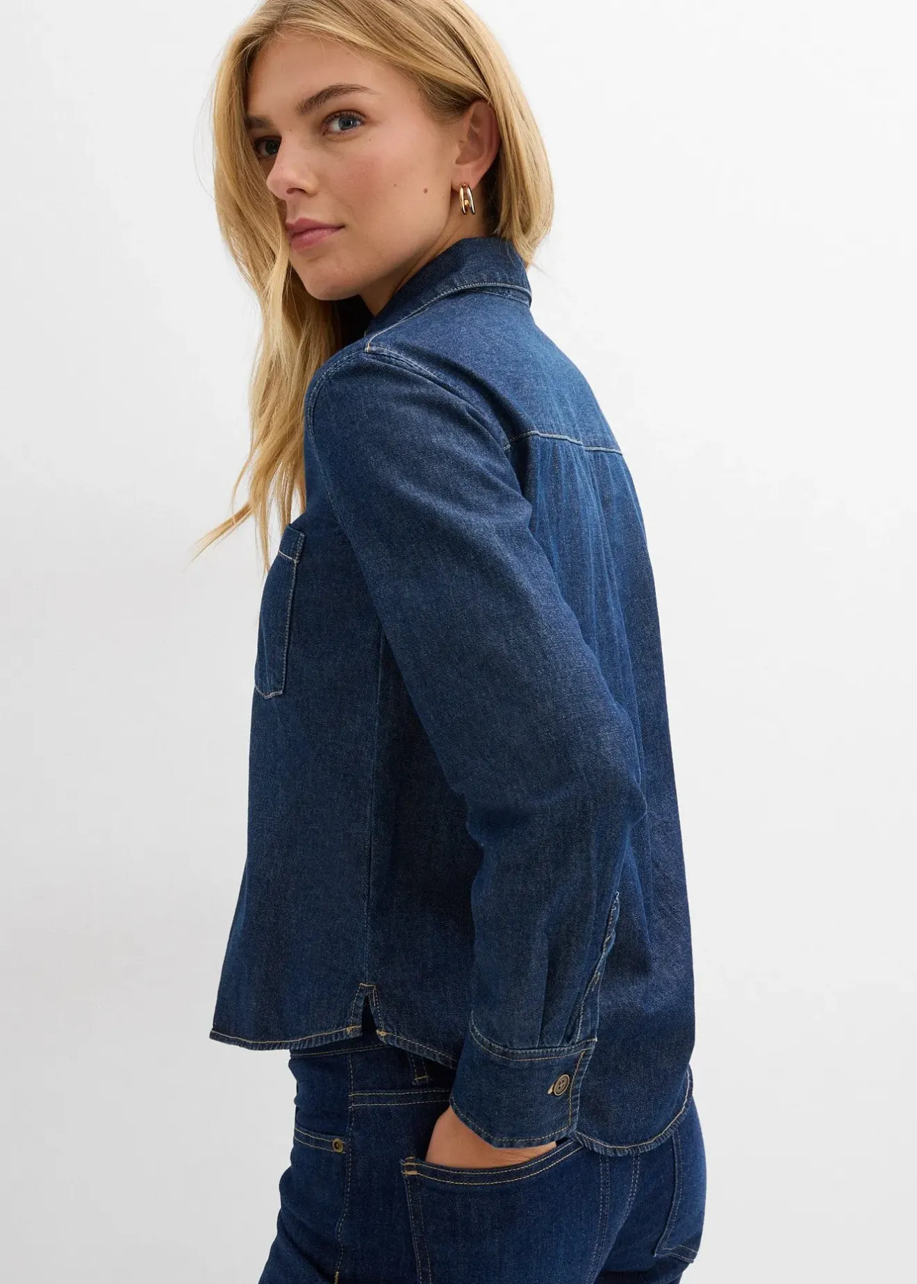 Femme bonprix Chemisiers|Tunique en jean