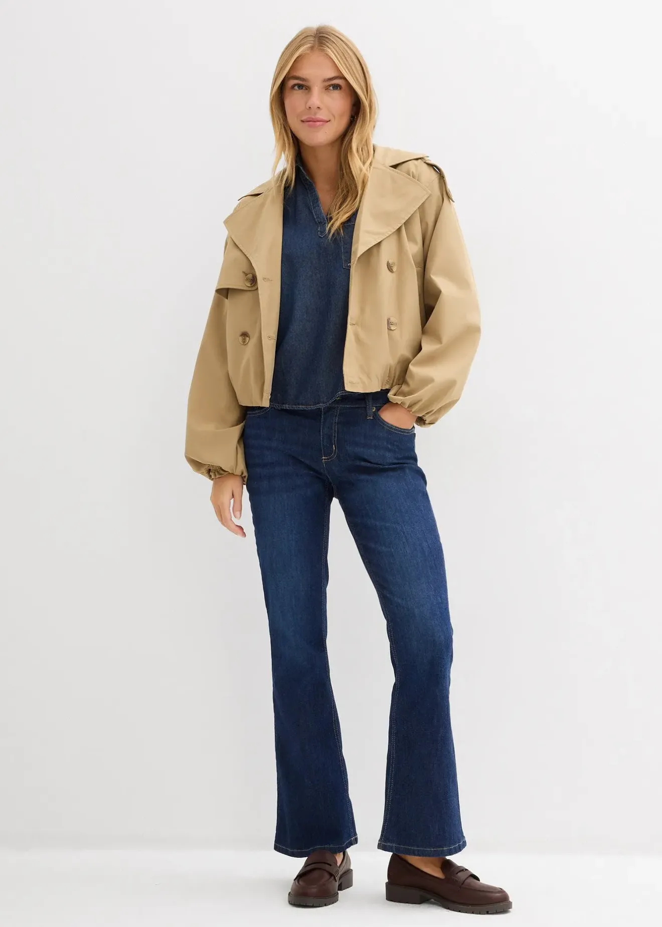 Femme bonprix Chemisiers|Tunique en jean