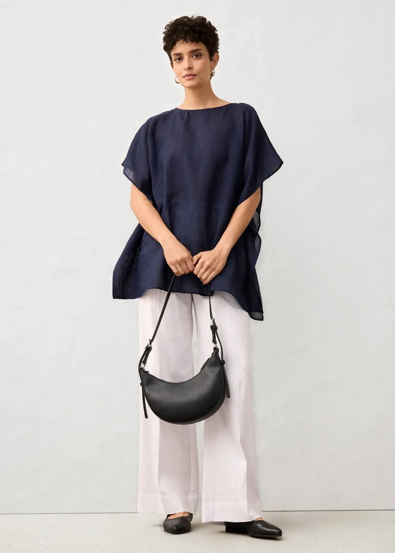 Femme bonprix Premium|Chemisiers|Tunique en ramie