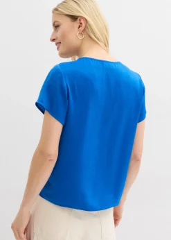 bonprix Tunique en satin fin|Femme Chemisiers