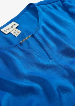 bonprix Tunique en satin fin|Femme Chemisiers