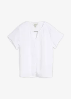 Femme bonprix Chemisiers|Tunique en satin fin