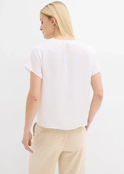 Femme bonprix Chemisiers|Tunique en satin fin