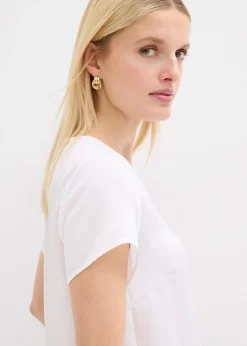 Femme bonprix Chemisiers|Tunique en satin fin