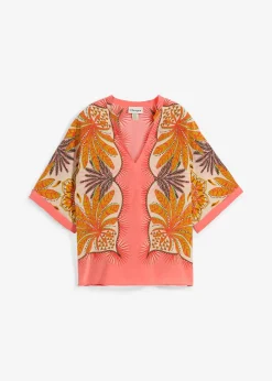 Femme bonprix Premium|Chemisiers|Tunique en soie mélangée