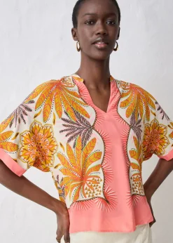 Femme bonprix Premium|Chemisiers|Tunique en soie mélangée