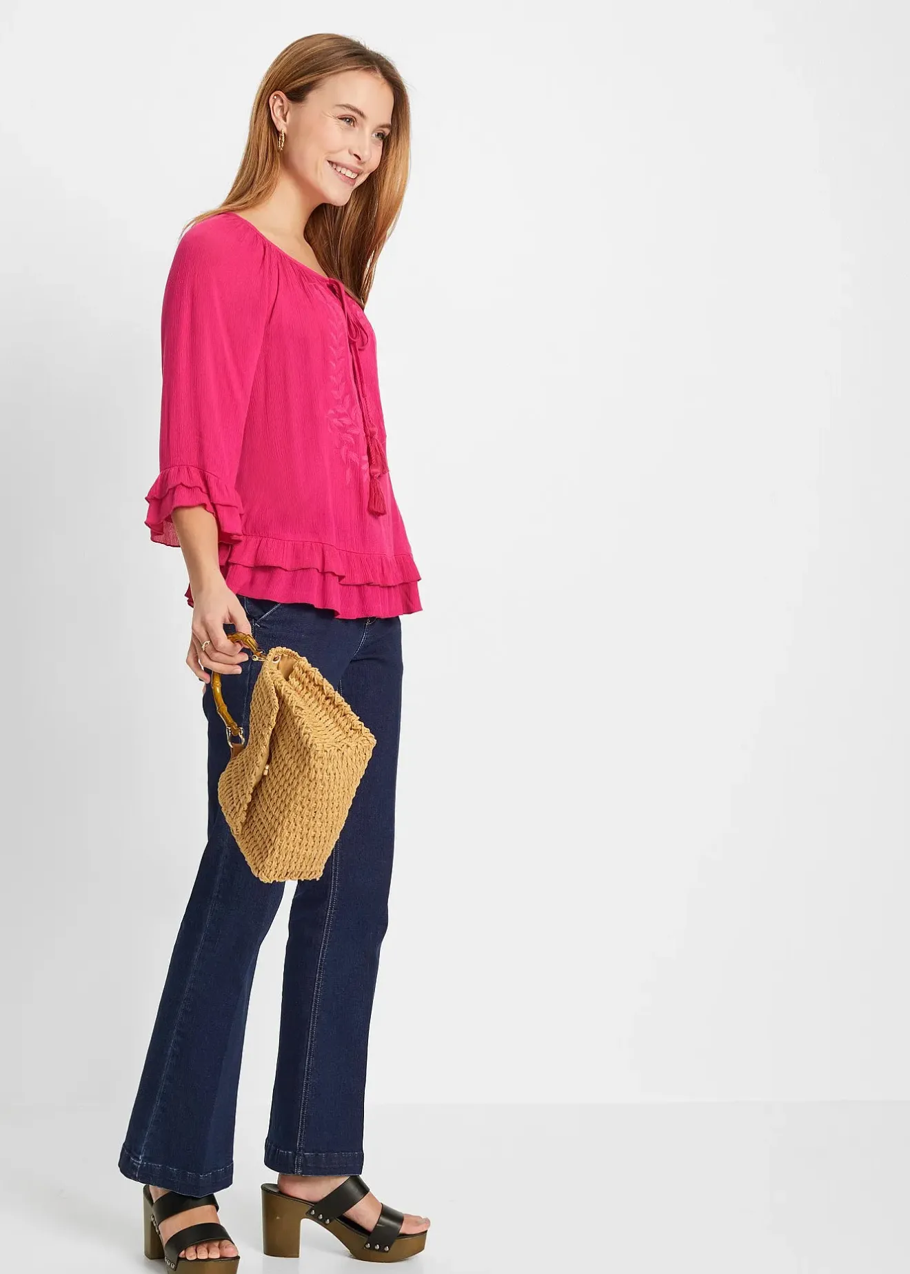 bonprix Tunique en viscose|Femme Chemisiers