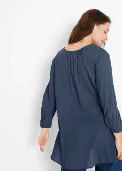 Femme bonprix Chemisiers|Tunique longue en coton