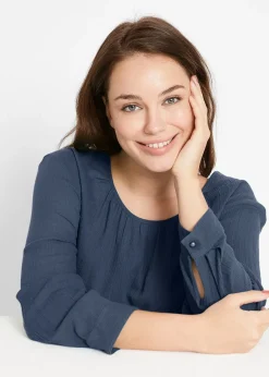 Femme bonprix Chemisiers|Tunique longue en coton