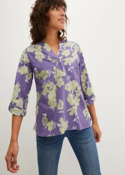 Femme bonprix Chemisiers|Tunique-blouse 100% coton