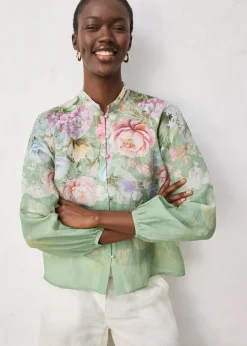 Femme bonprix Premium|Chemisiers|Tunique-blouse en ramie rafraîchissante