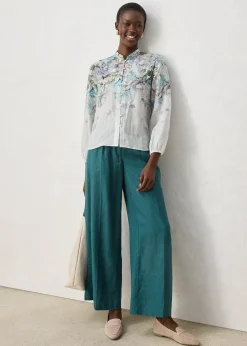 bonprix Tunique-blouse en ramie rafraîchissante|Femme Premium|Chemisiers