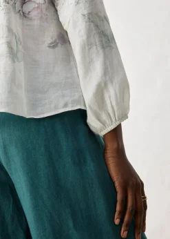 bonprix Tunique-blouse en ramie rafraîchissante|Femme Premium|Chemisiers