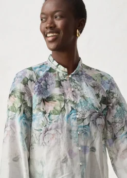 bonprix Tunique-blouse en ramie rafraîchissante|Femme Premium|Chemisiers