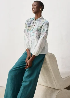 bonprix Tunique-blouse en ramie rafraîchissante|Femme Premium|Chemisiers