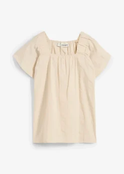 Femme bonprix Chemisiers|Tunique-blouse en seersucker coton