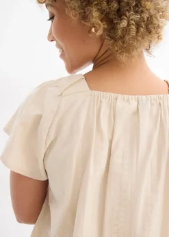 Femme bonprix Chemisiers|Tunique-blouse en seersucker coton