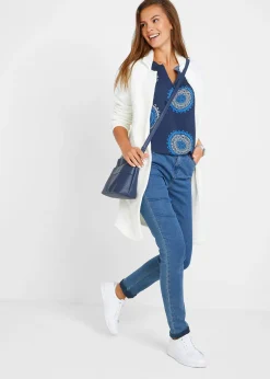 bonprix Tunique-blouse en viscose douce|Femme Chemisiers