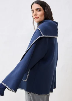 Femme bonprix Premium|Vestes & Manteaux|Veste à broderie décorative (ens. 2 pces avec écharpe)