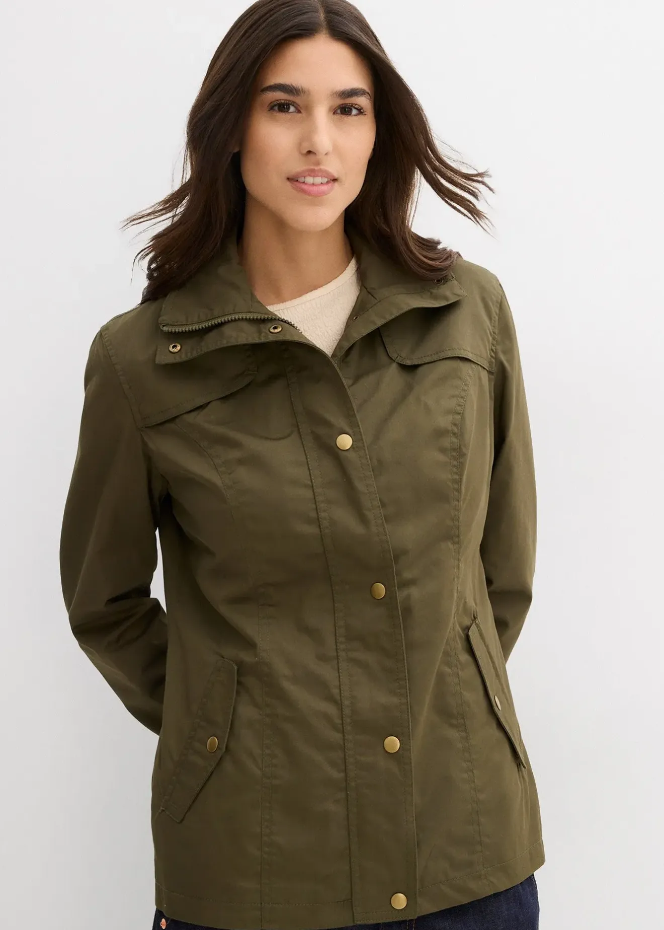 Femme bonprix Vestes & Manteaux|Veste à col montant