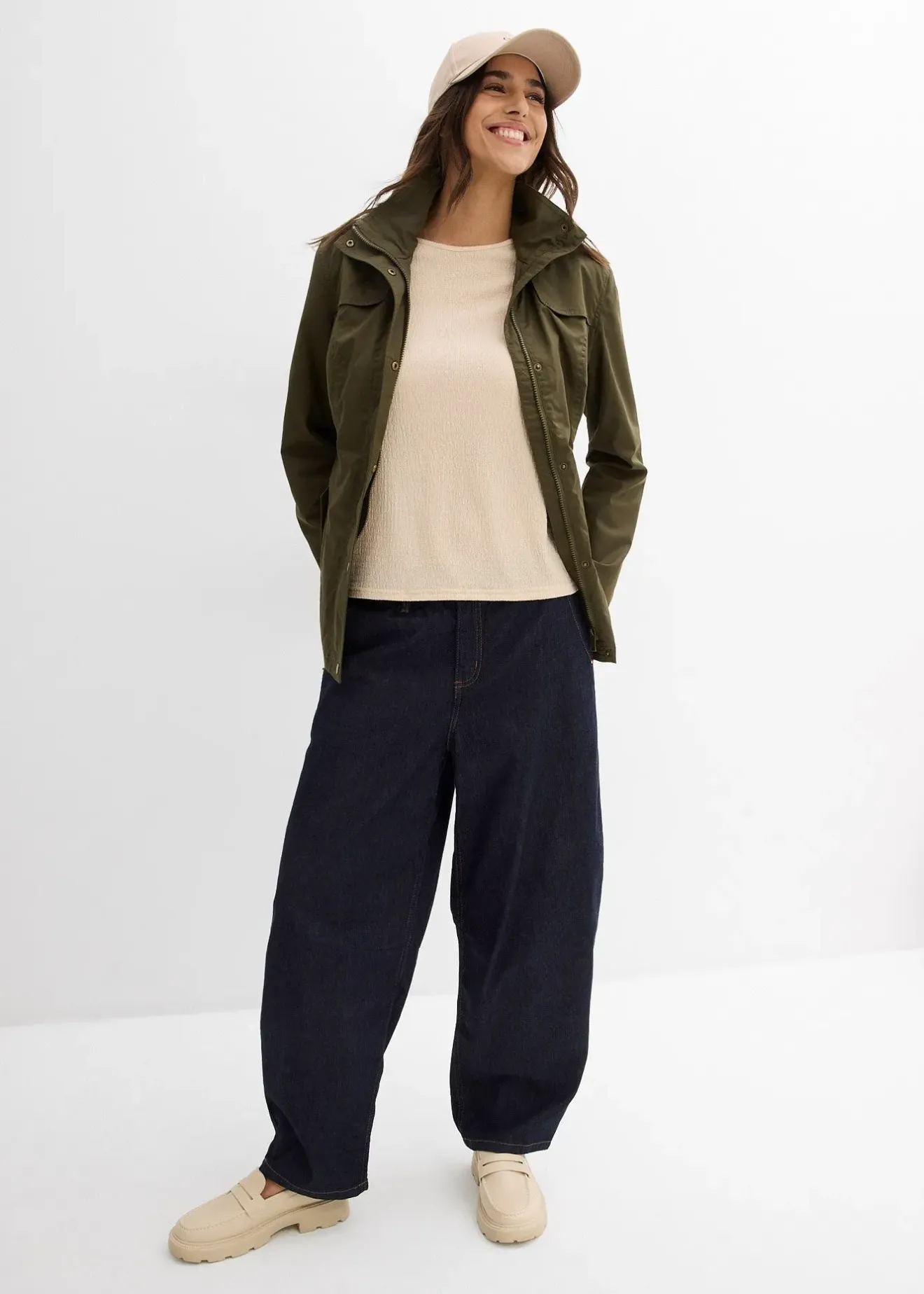 Femme bonprix Vestes & Manteaux|Veste à col montant