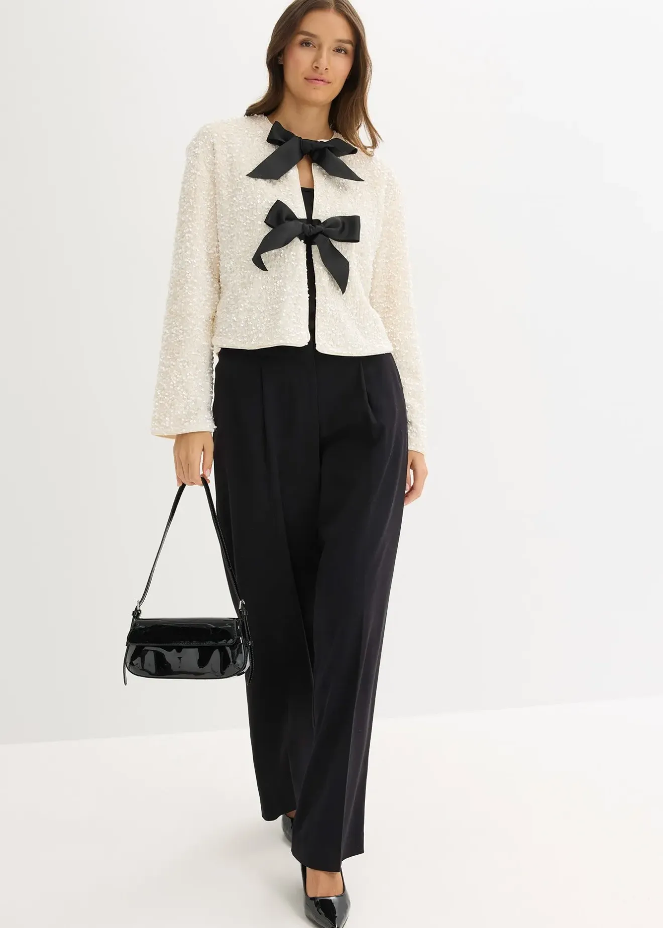 Femme bonprix Vestes & Manteaux|Veste courte à sequins