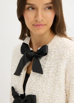 Femme bonprix Vestes & Manteaux|Veste courte à sequins