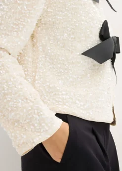 Femme bonprix Vestes & Manteaux|Veste courte à sequins