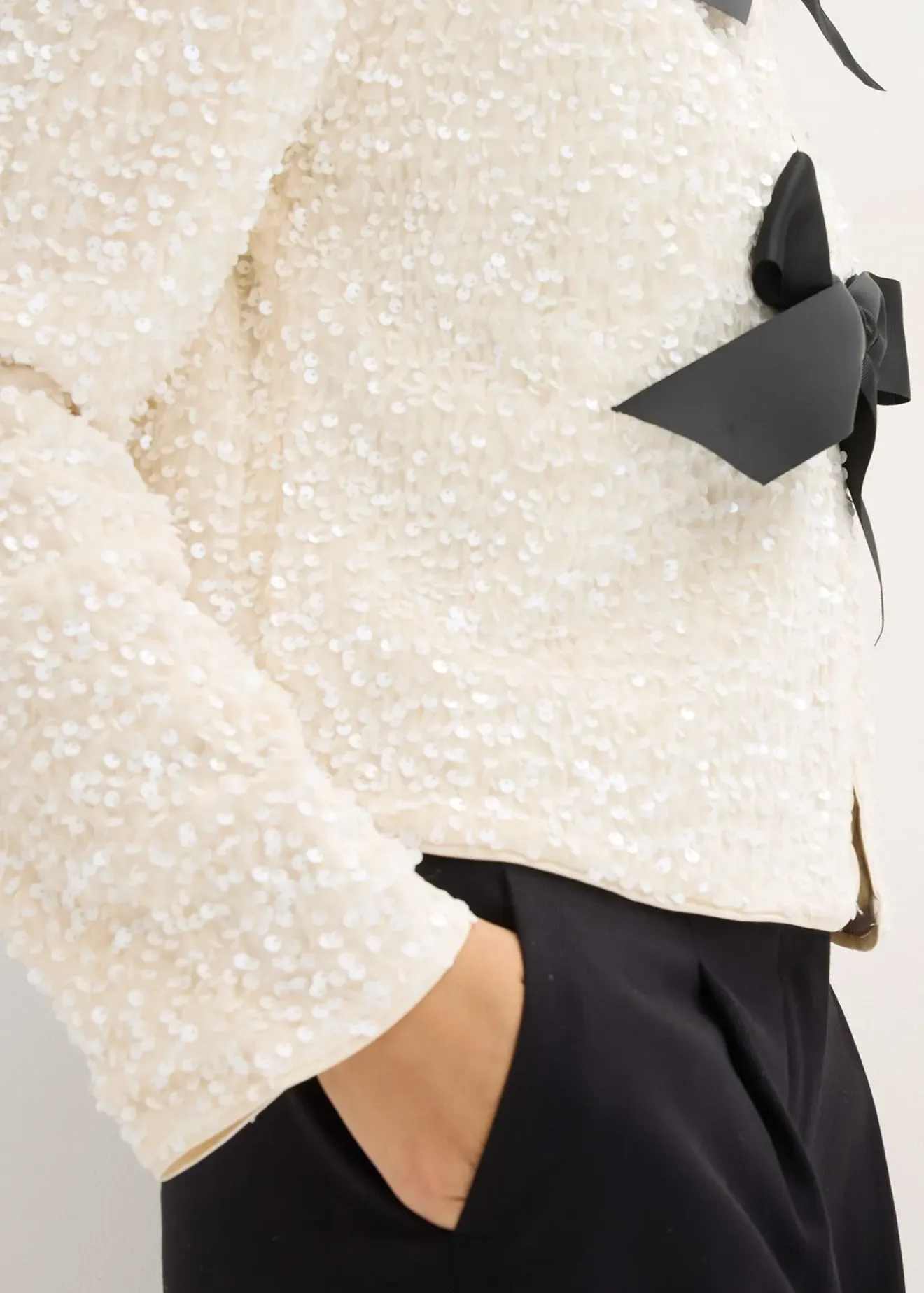 Femme bonprix Vestes & Manteaux|Veste courte à sequins