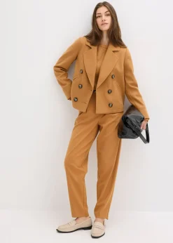 Femme bonprix Vestes & Manteaux|Veste courte aspect laine