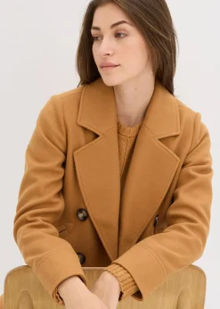 Femme bonprix Vestes & Manteaux|Veste courte aspect laine