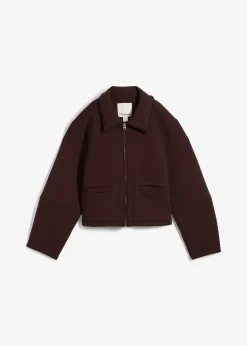 Femme bonprix Vestes & Manteaux|Veste courte en matière néoprène