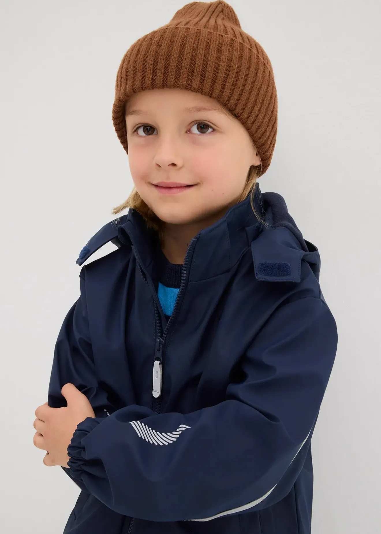 bonprix Veste de pluie thermique à capuche amovible et détails réfléchissants|Enfant Vêtements Enfant|Garçons 2-8 Ans·Vestes Outdoor