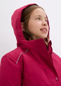 Enfant bonprix Vêtements Enfant|Filles 9-16 Ans·Vestes Outdoor|Veste de ski imperméable à capuche amovible et réflecteurs